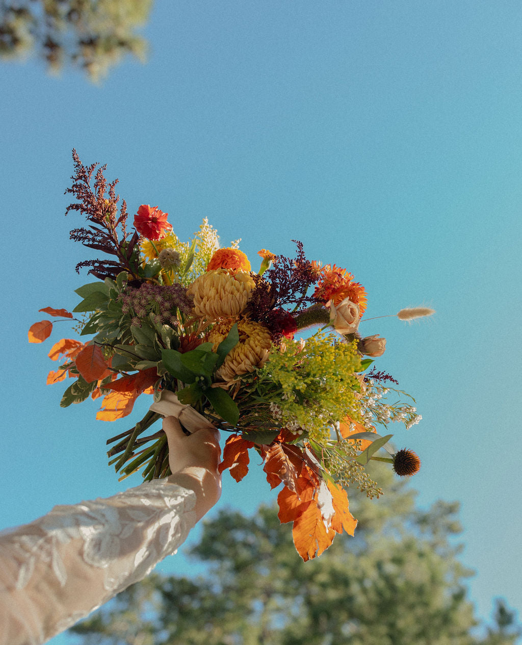 Golden Harvest Bouquet - Bridal