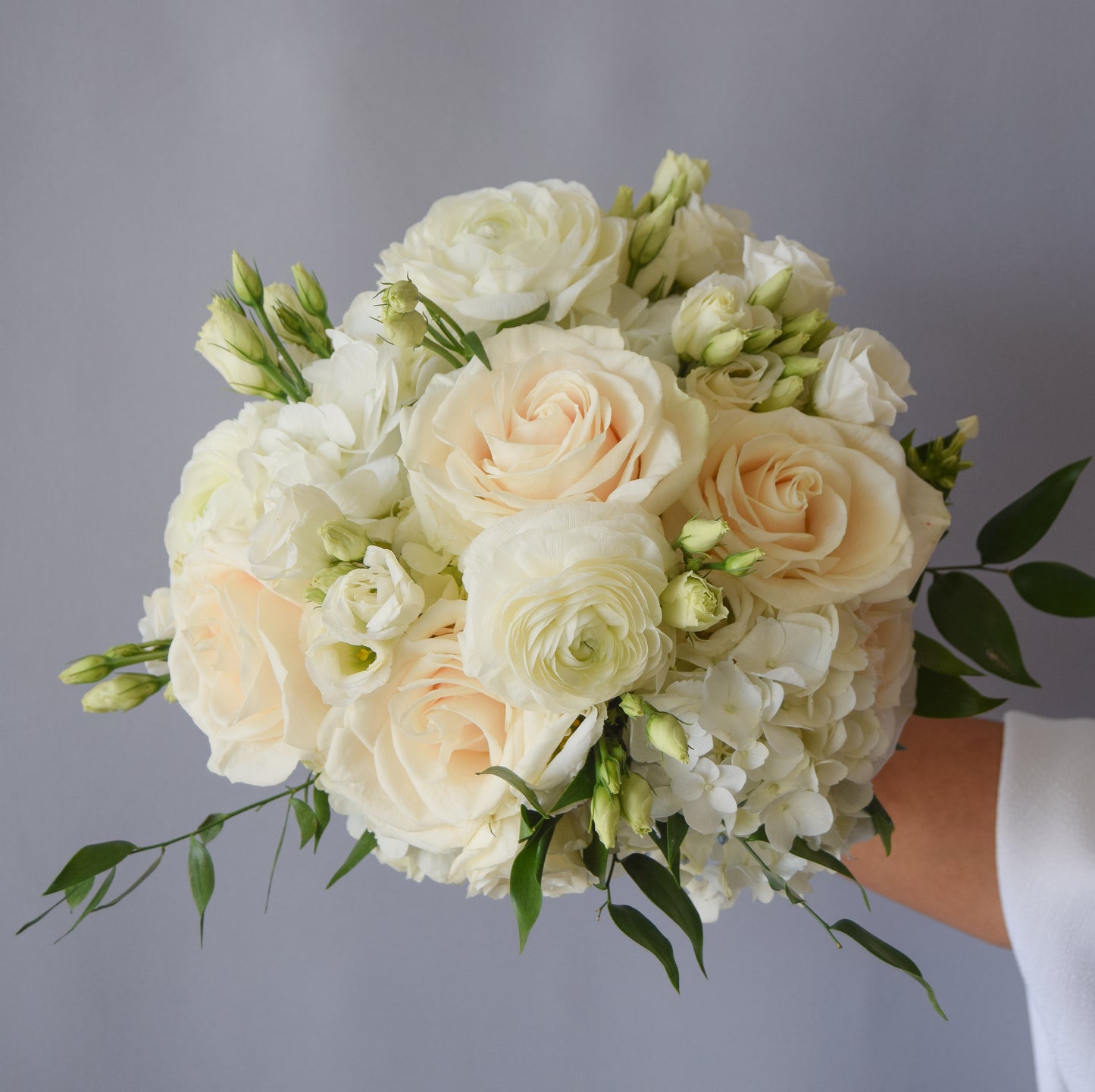 Classic White Bouquet - Bridal